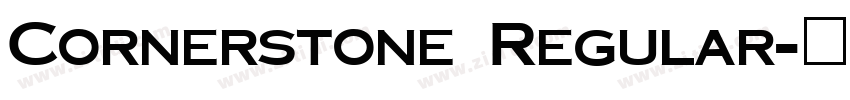 Cornerstone Regular字体转换